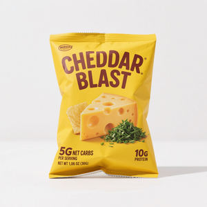 บรรจุภัณฑ์ขนมขบเคี้ยวแบบพองลมพิมพ์ลายตามสั่ง บรรจุภัณฑ์สุญญากาศสำหรับขนมขบเคี้ยว เช่น ข้าวอบกรอบ ชีสพัฟ นาโชส์ มันฝรั่งทอด - Product Image 2