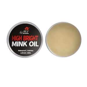 Crème de soin multifonctionnelle de haute qualité pour la réparation du cuir, chaussure en cuir brillant, huile de vison incolore - Product Image 2