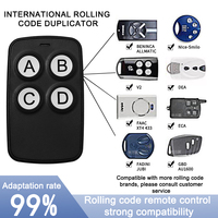 Télécommande sans fil double code de haute qualité compatible avec les portes de garage, avec indicateur LED pour les appareils électroménagers