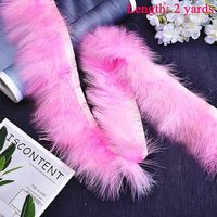 Rose couture tissu frange marabout dinde plume garniture pour enfant artisanat bricolage créatif carnaval costume vêtement jupe vêtements robe