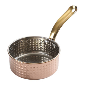 Stainless Steel Sauce Pan With Handle Durable Non Stick For Fries And Snacks 8888 - Product Image 4