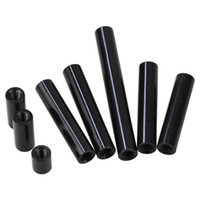 Custom Red Anodized Aluminium Internal Thread Spacers Female Round Standoff Coupling Nut