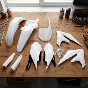 2019 2023 Yamaha YZF 250 bianco pieno di plastica Kit moto accessori - Product Image 2