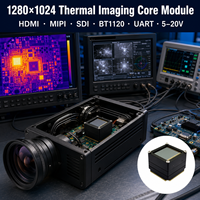 Module de caméra infrarouge MIPI SDI Thermal Imaging Core BT1120, contrôle UART, 5-20V, pour intégration OEM