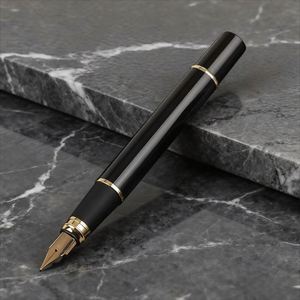 Stylo plume de luxe en métal de haute qualité pour hommes, personnalisé avec logo et calligraphie, idéal pour les cadeaux promotionnels d'entreprise - Product Image 3