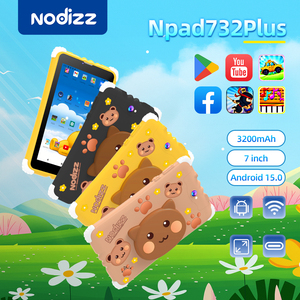 Новый детский планшет Npad732 Plus, 4+128 ГБ памяти, камера 2 МП, аккумулятор 2200 мАч, с SIM-картой, обучающий планшет для детей, компьютерные игры - Product Image 1