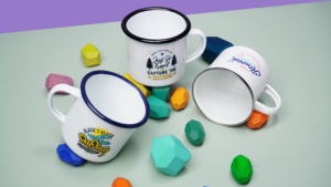 POD SUBLANK gros enduit blanc personnalisé logo <span class=keywords><strong>photo</strong></span> impression vierge Sublimation émail tasse pour voyage Camping tasse à café - Product Image 5