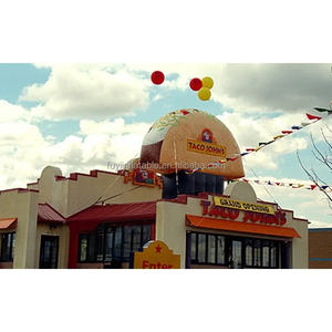 Offre Spéciale mexique <span class=keywords><strong>Tacos</strong></span> ballon énorme taille grand extérieur publicité accessoires gonflable Taco ballon avec logo - Product Image 2
