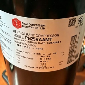 คอมเพรสเซอร์แบบสกรอลล์ PN25TACMT NN25YDAMT NN21YDAMT อะไหล่ทำความเย็นสำหรับอุตสาหกรรม - Product Image 4