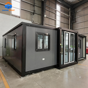 Casa Modular Prefabricada Expandible, Tipo Contenedor, de 2 Dormitorios, Diseño Ecológico para Hoteles y Apartamentos, Bajo Costo - Product Image 1
