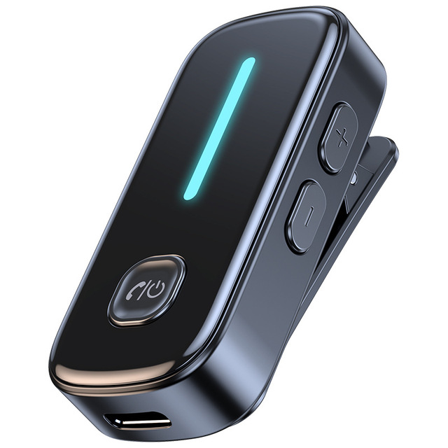 Lavalier Bluetooth Adapter Receiver and Transmitter Combo 2-in-1 for Voice Calls Remote Control and Photography with Bluetooth
