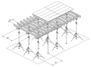 Matériaux de construction, système de coffrage pour dalles <span class=keywords><strong>H20</strong></span>, <span class=keywords><strong>prix</strong></span>, bois jaune, poutre en H, coffrage <span class=keywords><strong>Doka</strong></span>, poutres en bois à vendre - Product Image 3