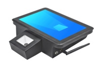 Nouveau modèle 2024 Jingjie JJ-101 : Scanner de codes-barres 2D grand format avec Wi-Fi 6 et écran tactile 10 points, à fixer au mur
