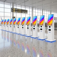 Terminal de Canje de Boletos, Kiosco de Pago Automático, Terminal de Pago con Tarjeta e Impresión de Boletos para Centros Comerciales y Estaciones