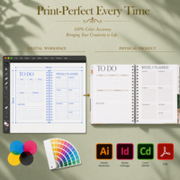 Planificateur de budget personnalisé 2026 2027 avec impression couleur, format A5, couverture en papier spirale abstrait botanique, style minimaliste terreux, avec onglets