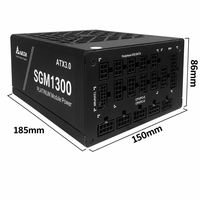 Alimentation électrique pour serveur/ordinateur de bureau Delta SGM1300W noire monocanal 12V Platinum Full-Mode Full-Voltage 20+4Pin ATX
