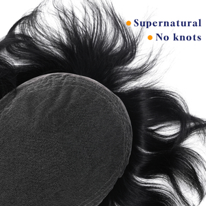 Chất Lượng Cao Mens Tóc Giả Đầy Đủ Ren Tự Nhiên Sóng Tóc Thay Thế Tóc Tóc Giả Với Ấn Độ Remy Tóc Lớp 100% Tay Gắn - Product Image 2