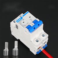 Borne de raccordement en cuivre C45 pour disjoncteur DZ47, connecteur de câble à sertissage à froid pour interrupteur automatique