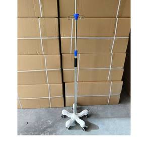 ขาตั้งน้ำเกลือแบบเคลื่อนย้ายได้สำหรับโรงพยาบาล ทำจากสแตนเลสเสริมความแข็งแรงและหนาพิเศษ พร้อมวัสดุ ABS สำหรับการแพทย์ แบบตั้งพื้น - Product Image 4