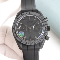 Hochwertige Herren Automatik-Mechanische Uhr Luxuriöses Keramikgehäuse Chronograph Kalender Sportuhr Wasserdicht Super Gangreserve
