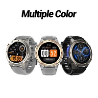 1,43 pulgadas pantalla AMOLED 5ATM impermeable hombres deporte GPS Reloj inteligente DM56 con brújula de altitud para hombres Reloj Inteligente