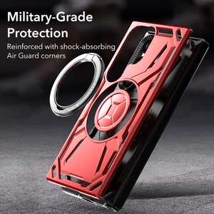 Funda móvil de protección resistente para Samsung <span class=keywords><strong>Galaxy</strong></span> S25 Ultra S24 FE S23 Plus S22 soporte de anillo resistente a prueba de golpes - Product Image 2