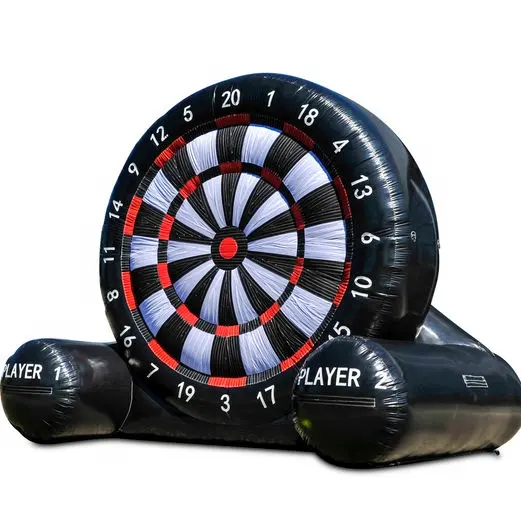 वाणिज्यिक Carnivals Inflatable डार्ट बोर्ड फुटबॉल शूटिंग खेल Dartboard Inflatable फुटबॉल लक्ष्य डार्ट बोर्ड के लिए बिक्री