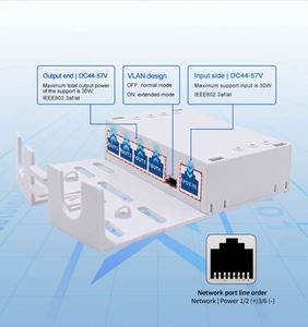 ตัวขยายสัญญาณ PoE 1 in 4 Mbps กันน้ำตัวขยายสัญญาณเครือข่าย100Mbps 30W IEEE802.3af/AT สำหรับระบบกล้องรักษาความปลอดภัย IP กลางแจ้ง - Product Image 4