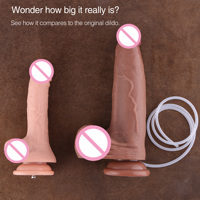 Hismith Dildo réaliste en silicone de 10,85 pouces avec fonction de pulvérisation, insérable de 8,85 pouces avec système KlicLok, jouets pour adultes de qualité supérieure, sans danger pour le corps, sensation naturelle