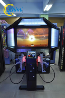 Machine de jeu d'arcade de tir au pistolet simulateur de fantôme KAIMI à monnayeur 55 pouces |   Plastic English Certifié CE 2 Joueurs