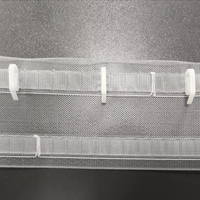 Glissières modernes pour rail de rideau en POM, robustes, écologiques, crochets muraux décoratifs
