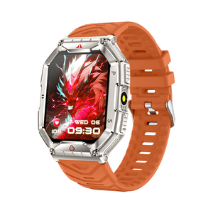 Montre connectée pour homme, extérieure, 2,0 pouces, bracelet de suivi de forme physique intelligent Dafit, montre intelligente KR82, répondre aux appels - Product Image 3