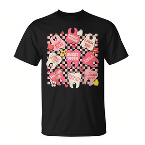 เสื้อยืดวันวาเลนไทน์ที่น่ารักสำหรับทันตแพทย์ - Product Image 2