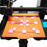 Accessoires pour imprimante 3D, plaque de construction en résine composite double face 235x235mm, plateforme de lit d'impression 3D pour Creality Ender 3 V3
