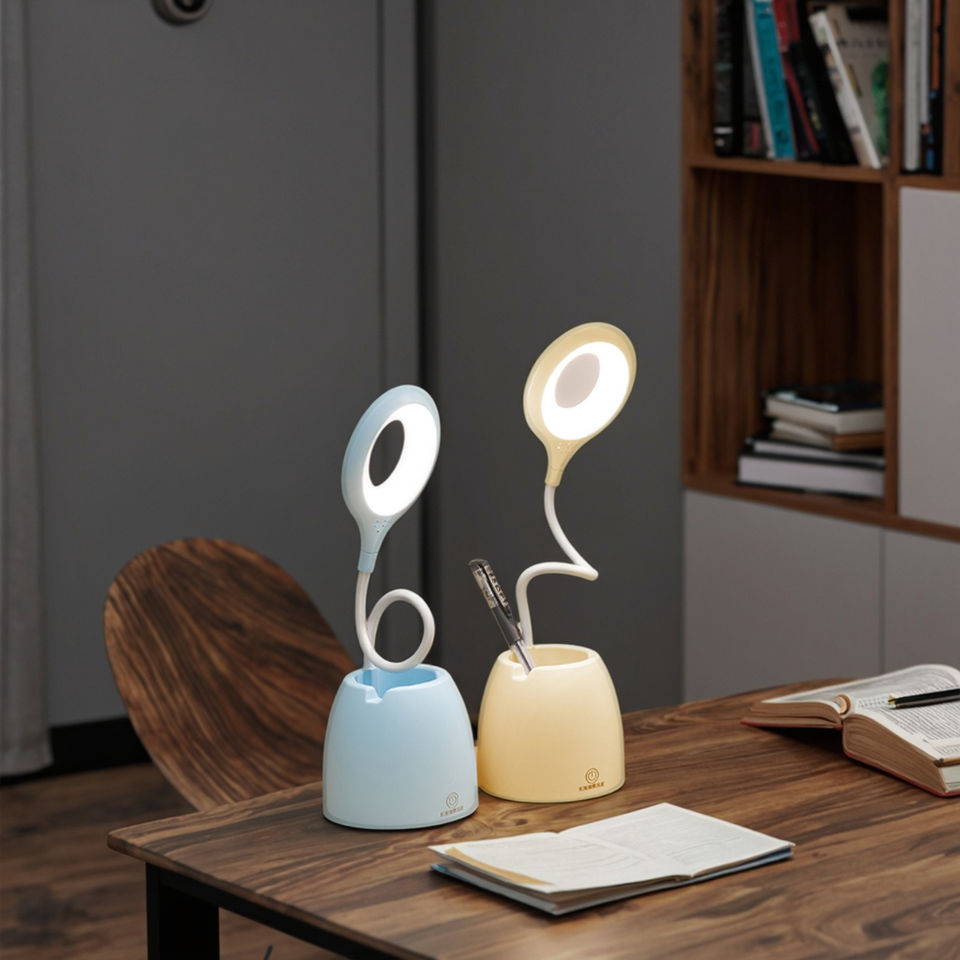 Baojiayuan 1218A-R-3 LED USB Rechargeable Desk Lamp with Pen Holder - Full Review Buying Guide