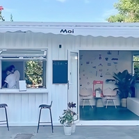 Casa Contenedor Modular Moderna de Alta Calidad, Color Personalizado, Diseño Resistente al Fuego y al Viento, Acero Galvanizado, para Escuelas
