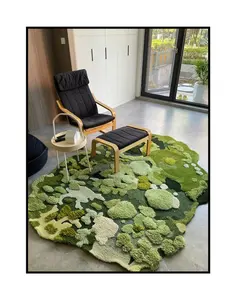 3D ковер ручной работы на заказ, ландшафтные растения, Горный цветок, четыре сезона, акриловые ковры для гостиной, прикроватный пол