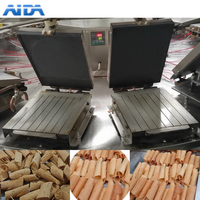 Machine à rouleaux de printemps entièrement automatique Machine à rouleaux de printemps Nouvelle machine de fabrication de biscuits en gaufres et en rouleaux de gaufrettes