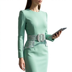 mint green empire waist dress Shop Gilli Clothing and Dresses at SilkRoll. Trade with us! main image 1