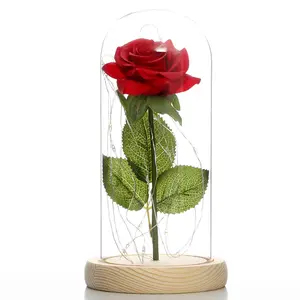 Manufacturer's latest popular products led lights simulation rose creative gift Mother's Day batteries not included