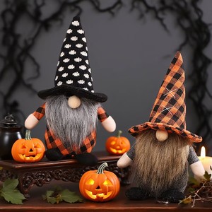 Muñeco de Trapo Súper Suave de Gnomo sin Rostro para Halloween, Peluche Decorativo para el Hogar, Regalo, Fabricado por Name - Product Image 1