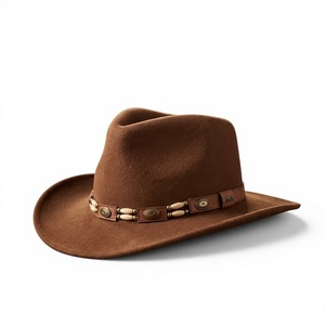 BS International 100% Genuine Leather Cowboy <b>Hat</b> Custom Branded Equestrian Unisex Adult Four Seasons Premium Fashion Travel - Product Image 2
