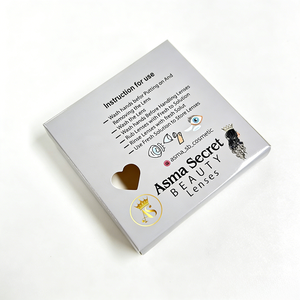 <span class=keywords><strong>2026</strong></span>년 신디자인 재활용 가능 맞춤형 로고 콘택트렌즈 포장 케이스 직접 도매 판매 단단한 투명 창 광택 - Product Image 2