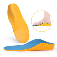 Semelles intérieures complètes pour enfants en maille PU avec soutien de la voûte plantaire, alignement du pied, absorption des chocs, respirantes pour un usage quotidien