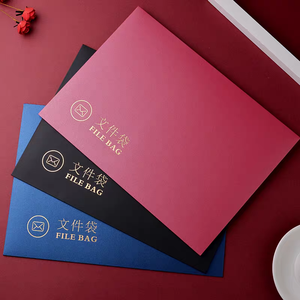 A4 porta File busta aziendale borsa porta File logo personalizzato ufficio riunione borsa per documento - Product Image 4