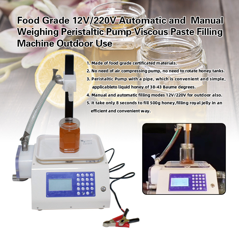 Anti Drip Paste Filling Machine Spout Food Degree Automatic Honey Filling Machine
