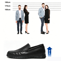 Vente en gros usine Nouveau style Tendance mode Mocassins italiens pour hommes Mocassins rehaussants de 6 cm Mocassins d'affaires et de mariage