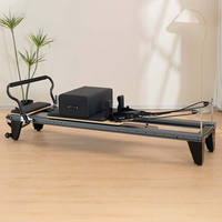 Ensemble de Reformer Pilates en Aluminium pour la Maison, avec Rail Complet en Alliage d'Aluminium Massif, pour le Yoga