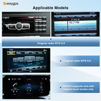 Proveedor Mayorista Ewaygps, Garantía de 2 Años, Sistema Inalámbrico Android Auto CarPlay GPS Bluetooth MMI Retrofit para Mercedes Benz NTG5