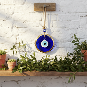 Ornement doré Evil Eye 13x33cm Décoration murale à suspendre - Product Image 3